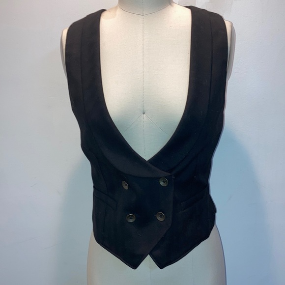 Rag and Bone Double Breasted Wool Vest size 4 - Picture 1 of 5